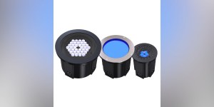 Acclaim Lighting Introduces All-Weather Terra Drum with Multiple Color Options  
for Exterior Inground Façade Lighting Applications 
