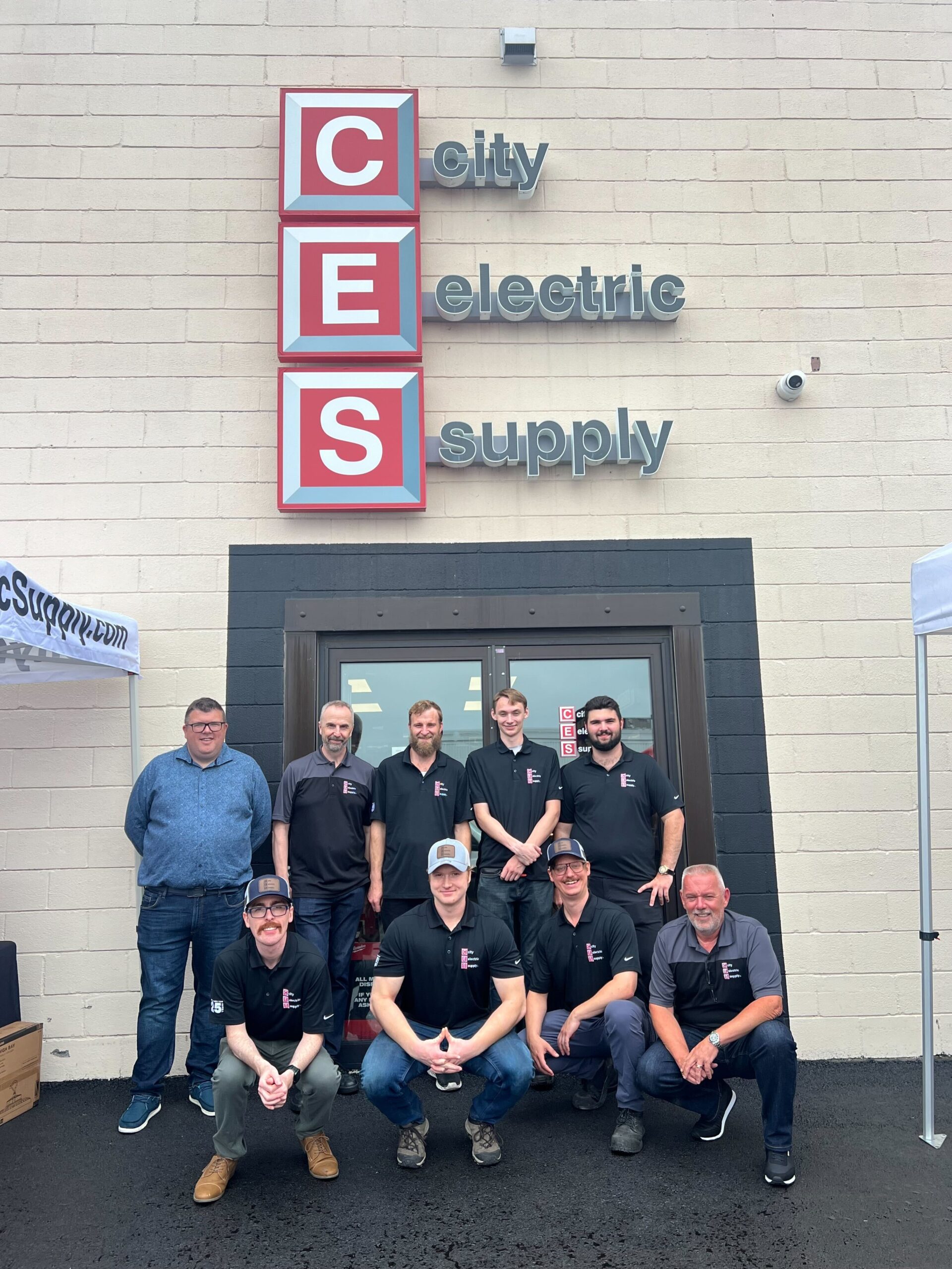 Group photo of the CES team