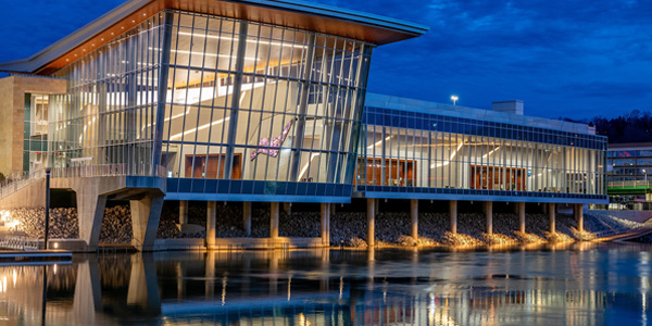 Landmark Charleston Coliseum and Convention Center Lights a Warm Welcome