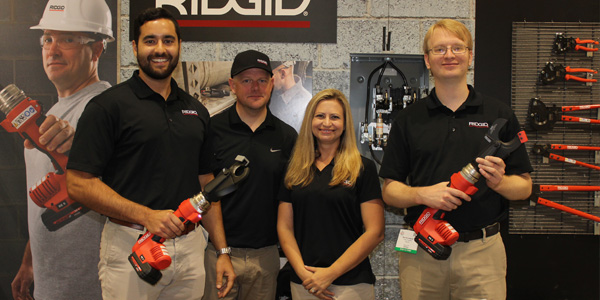 Ridgid-Alex Lopez, Trevor Patterson, Gina Hartman, Rick Kundracik