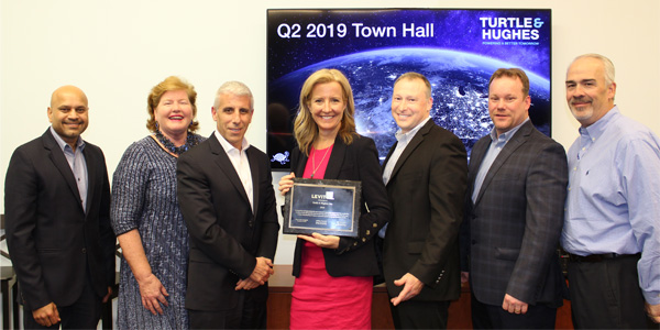 Turtle & Hughes Receives President’s Award from Leviton Manufacturing Company