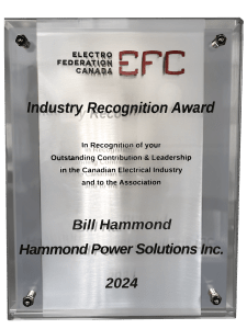 EFC Industry recognition award
